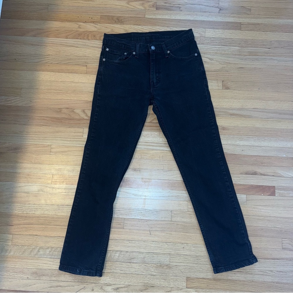Levi's Black Straight Leg Jeans Timeless Style